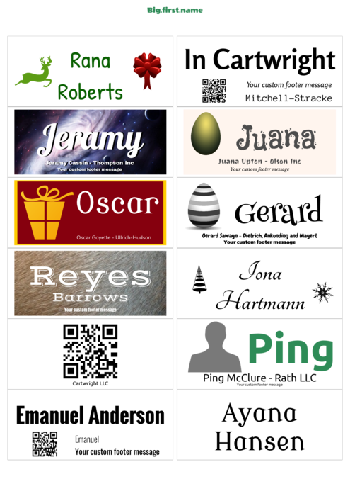 nametag name badge template for Label template compatible with Label Planet LP12/99 sheets