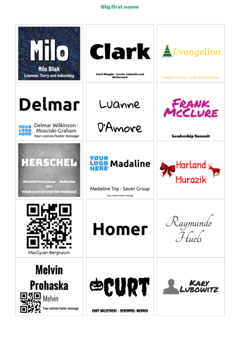 nametag name badge template for Label template compatible with Label Planet LP15/59 sheets