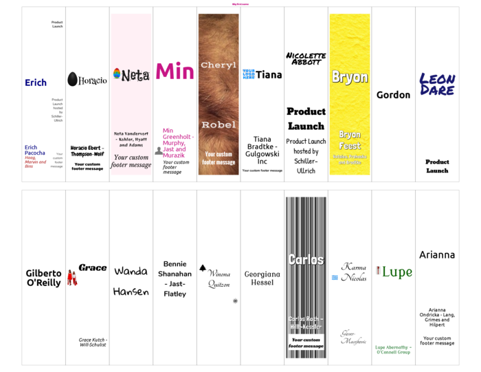 nametag name badge landscape template for Label template compatible with Avery 5161 sheets