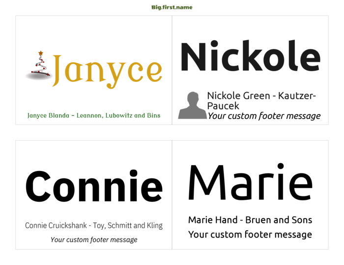 nametag name badge landscape template for Label template compatible with Avery 5168 sheets