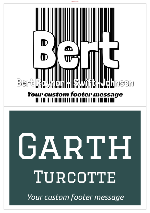 nametag name badge template for Label template compatible with Avery L7168 sheets